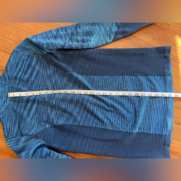 Athleta Flurry Half-Zip Athletic Navy & Gray Pullover Size large - Picture 7 of 7